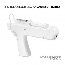 MESOGUN - PISTOLA MESOTERAPIA SIN AGUJAS VANADIO TITANIO